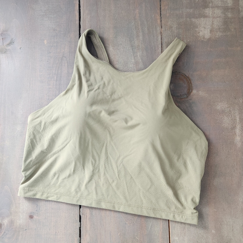CRZ Yoga High Neck Cropped Tank Top – Size Medium